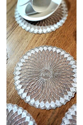 Neweste 6-Pack Presentation Cocktail Napkin Tray Cover Coffee Presentation Guipure Cover