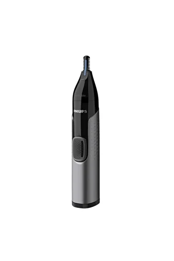 Philips Philips NT3650/16 Nose/Ear Trimmer, Battery, Washable, Precision Trim, Stainless Steel, Grey