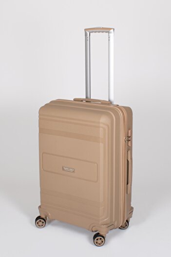 Travel POLO 3'lü Valiz Seti Kırılmaz Gold 1017