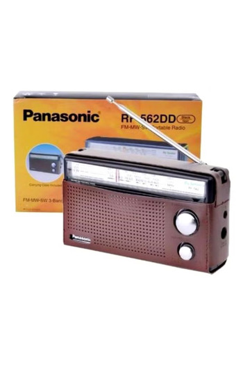 PANASONIC 3-Band Battery Operated FM/MW/SW Radio RF-562DD2 Black/Noir