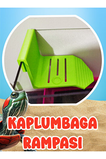Akvaryum Kaplumbaga Rampası ( S Boy - Renk Belirtiniz ) Kaplumbaga Kayası Platformu