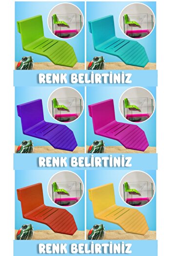 Akvaryum Kaplumbaga Rampası ( S Boy - Renk Belirtiniz ) Kaplumbaga Kayası Platformu