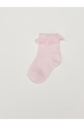 LC Waikiki Basic Baby Girl Socks with Ruffle Detail (W1)