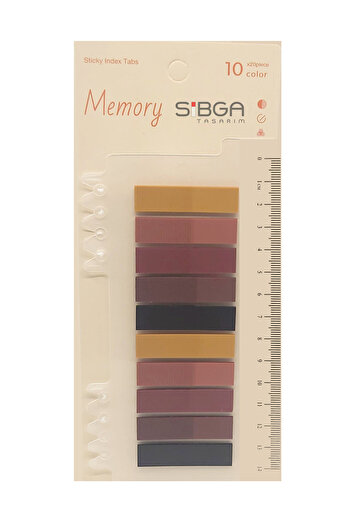 sibga tasarım Transparent Color Postit Post-It Post It. Book Marker Bookmark Postit Sticker Note Paper