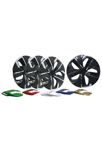 OTOCİRİT Jant Kapağı Kırılmaz Çıtalı 16" Yeni Model Krom Çıtalı 4'lü (TAKIM OLARAK)