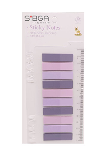 sibga tasarım Transparent Color Postit Post-It Post It. Book Marker Bookmark Postit Sticker Note Paper