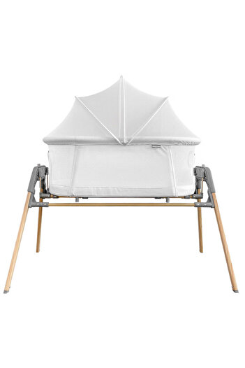TEKNUM 3 - IN - 1 Baby Rocker Bassinet / Infant Crib w / Mosquito net - White