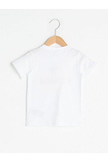 LC Waikiki Crew Neck Short Sleeve Printed Cotton Baby Boy T-Shirt (S1)