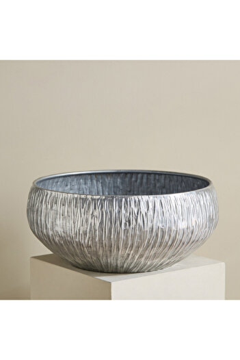 Home Box Nydril Embossed Aluminium Planter 40x16.5 cm