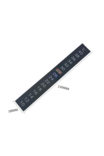 Choice 10pcs/lot 10-40℃ LCD Digital Adhesive Thermometer Strip, Stick On Thermometer Tape for Brewing W...