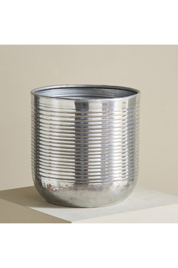 Home Box Nydril Linework Aluminium Planter 22x21.5 cm