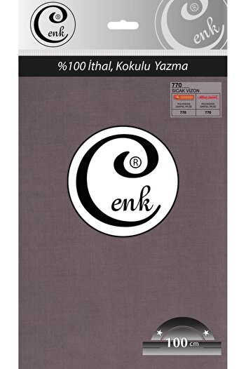 Cenk Μονόχρωμη τσάντα γραφής 100 cm - 0301 - 770-βιζόν