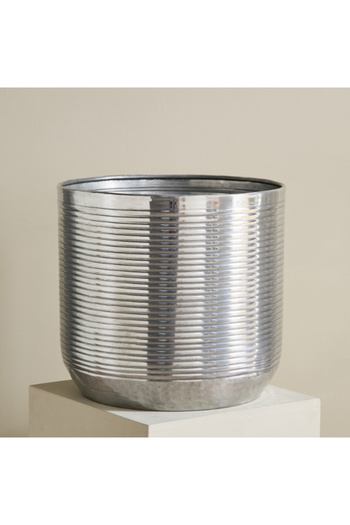 Home Box Nydril Linework Aluminium Planter 31.5x29.5 cm