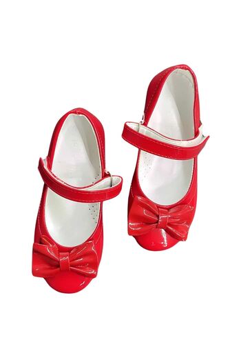 jadeer September Girl's Ballerina Ballerina Red Bow Model 26-30 F123K