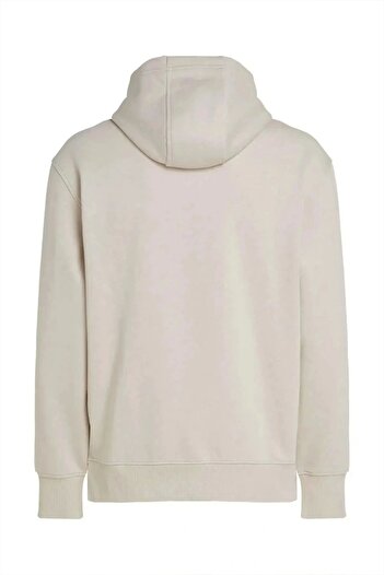 Calvin Klein CK Jeans SMALL CK BOX HOODIE Erkek Bej Sweatshirt J30J327118-PDH