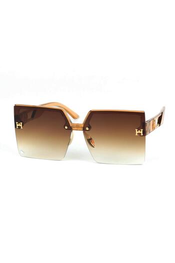 Di Caprio Women's Powder Uv400 Protected Rectangular Model Sunglasses