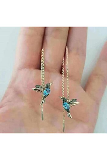 Minnoş Dükkan Dangle Earrings with Bird