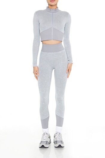 Forever 21 Dikişsiz Colorblock Tayt
