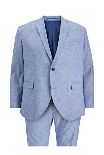Jack & Jones Plus Einreihiger Blazer und Hose Plus Size Regular Fit Anzug