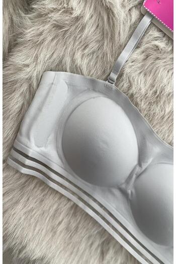 DoDe Flora Laser Cut No Support No Underwire Detachable Padded Bra F.K. 1240