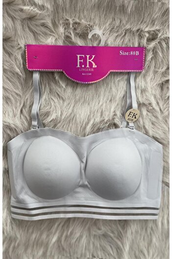 DoDe Flora Laser Cut No Support No Underwire Detachable Padded Bra F.K. 1240
