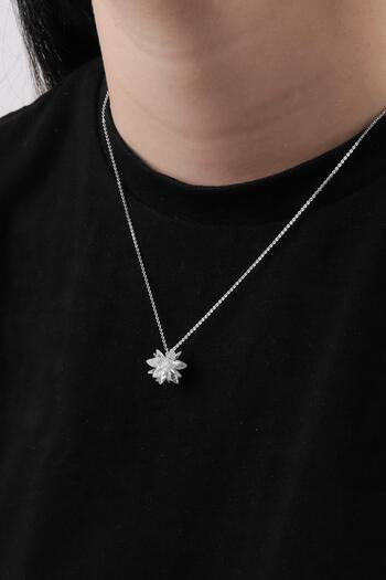 Pikas Mother's Day Gift - White Jewelled Necklace