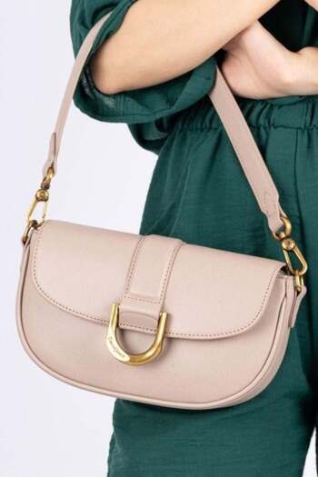 David Jones Women's strap shoulder bag powder