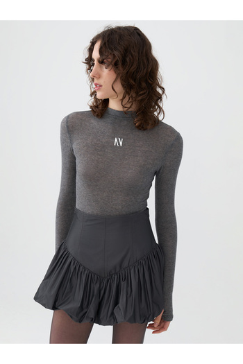 Nocturne Taffeta Mini Skirt