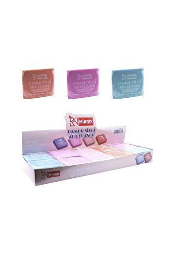 Mikro Pastel Colors 20 Pieces Dough Erasers
