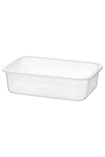 erorex Food container, rectangular/plastic, 1.0 l