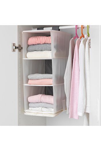 erorex Storage with 5 compartments, white, 25x40x98 cm