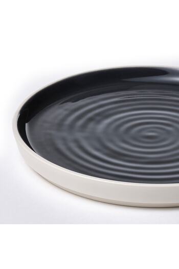 erorex Side plate, dark grey, 20 cm