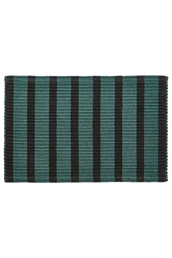 erorex Door mat, blue-green/black, 40x60 cm