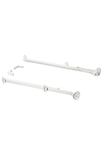 erorex Pull-out rail for baskets, white, 55 cm