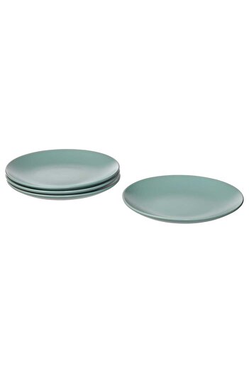erorex Side plate, matt light turquoise, 20 cm