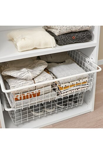 erorex Pull-out rail for baskets, white, 55 cm