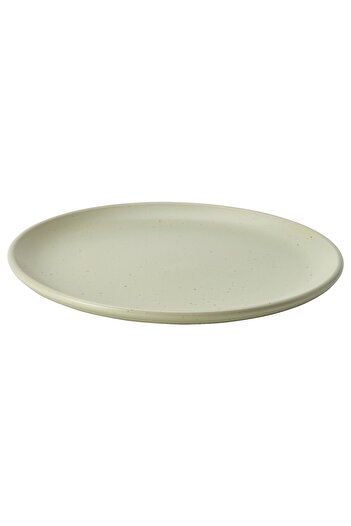 erorex Side plate, dot pattern/light green, 18 cm