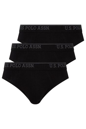 U.S. Polo Assn. Πόλο Ασν. 90003 Ανδρικό εσώρουχο Battal 3 τεμαχίων-Μαύρο