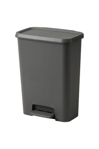 erorex Pedal bin, dark grey, 50 l