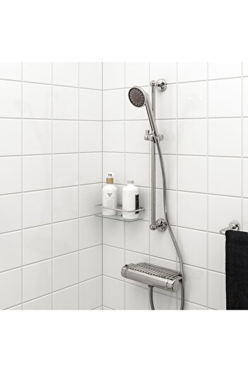 erorex Riser rail with handshower kit, chrome-plated