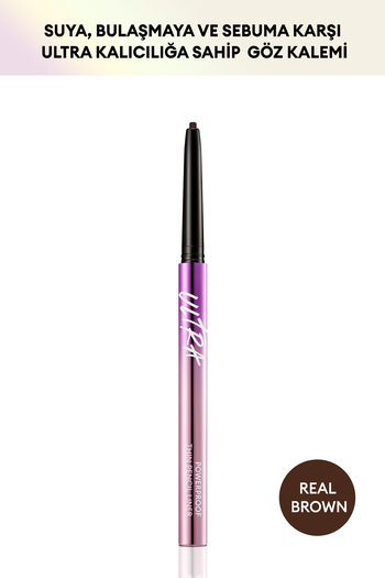 Missha Pürüzsüz Çizim Sağlayan İnce Uçlu, Suya Dayanıklı Göz Kalemi Thin Pencil Liner (Real Brown)