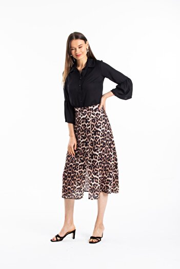 Pitti Women's Leopard Skirt 20992