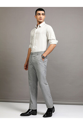 Highlander By Styli Slim Fit Striped Collared Shirt