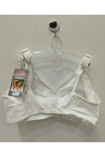 D.O.G.L. D.O.G.L Leaf Pattern Without Underwire Recovery White Bra