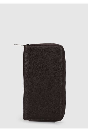 Carrera Brown Car006 Brown Genuine Leather Wallet