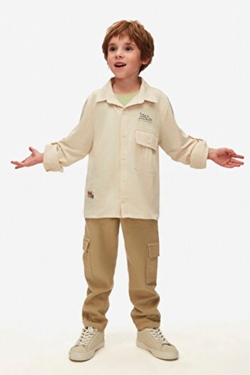 nk kids 48523 Adventure Shirt Cream 4/8