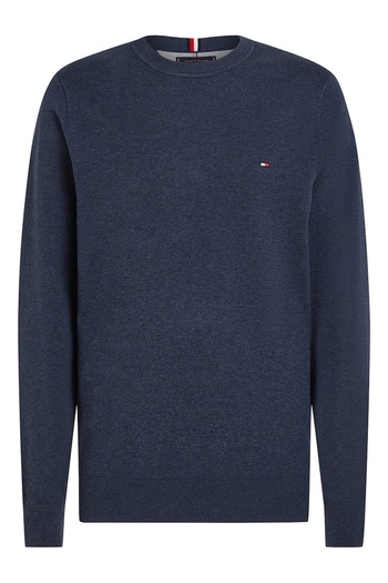 Tommy Hilfiger Modrý svetr pro barbarskou kolekci 1985 Tommy Hilfiger