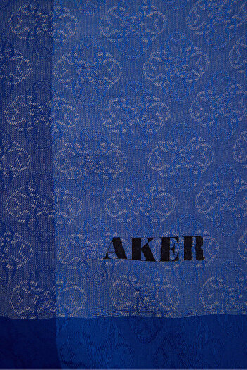 Aker 923 Aker Monogram Jacquard Shawl 6060900