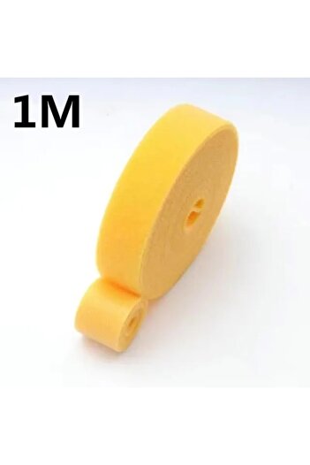 Choice Yellow-1M 1/5M Cable Organizer Cable Management Wire Winder Tape Earphone Mouse Cord Management Ties