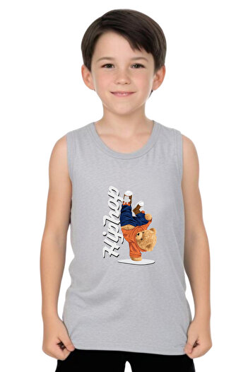 panios kids Takla Teddy Bear Printed Boys' Sling T-Shirt and Shorts Bottom-Top Set